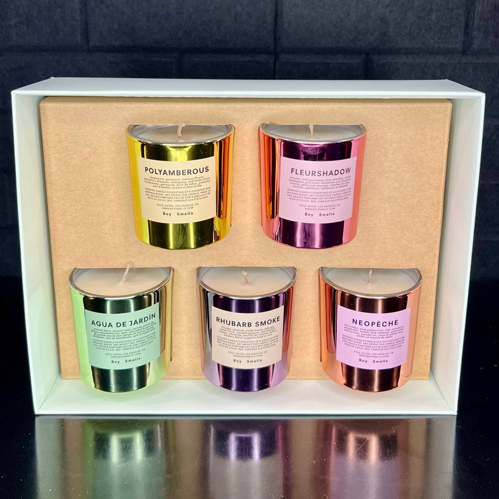 BRAND NEW - BOY SMELLS CANDLE SET